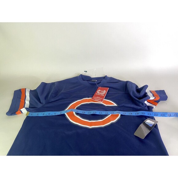 Chicago Bears NFL Ultra Game Mens Size M Blue Short Sleeve Logo Mesh Shirt - Picture 5 of 6